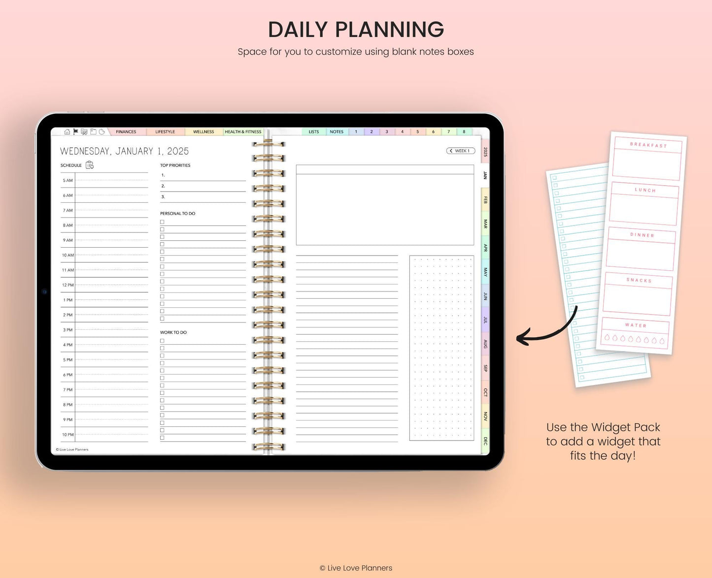 2025 Digital Planner (Landscape)