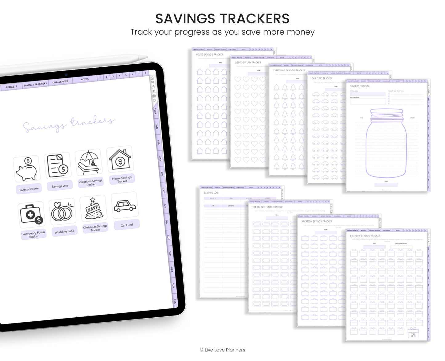 Digital Budget Planner (Pastels)