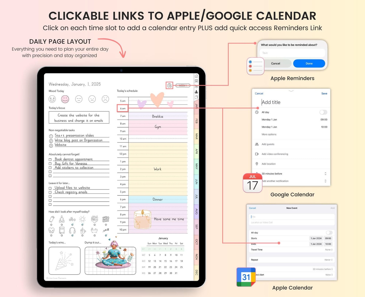 ADHD 2025 Digital Planner