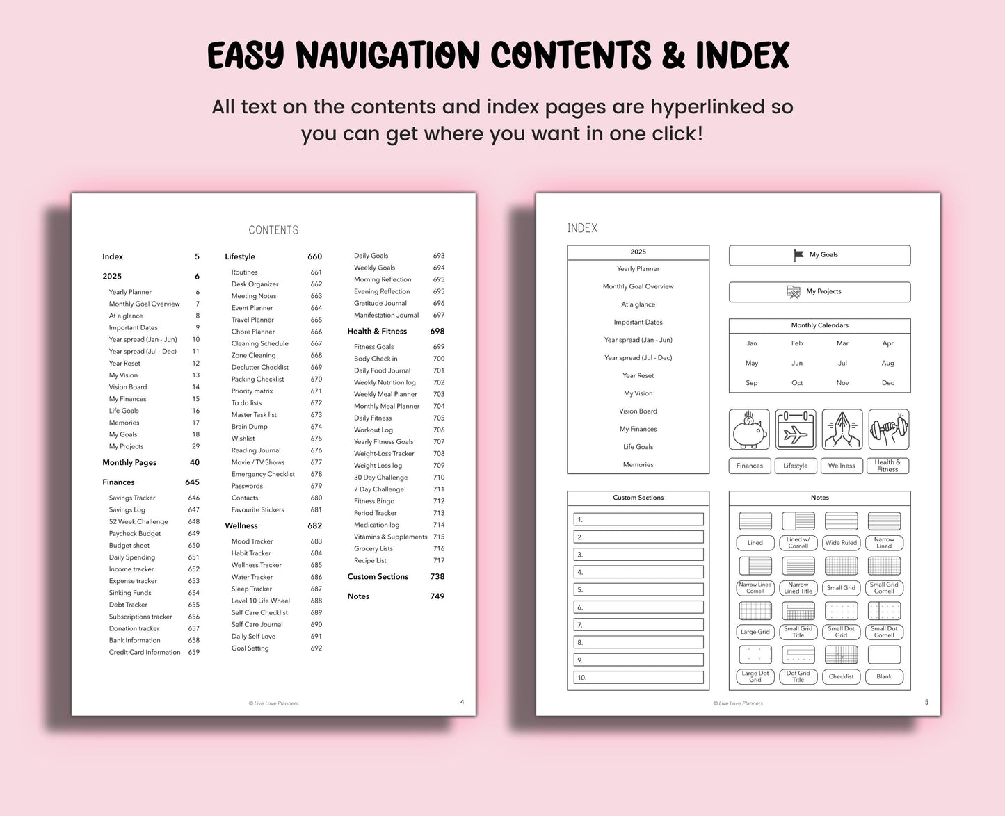 2025 Planner Printable