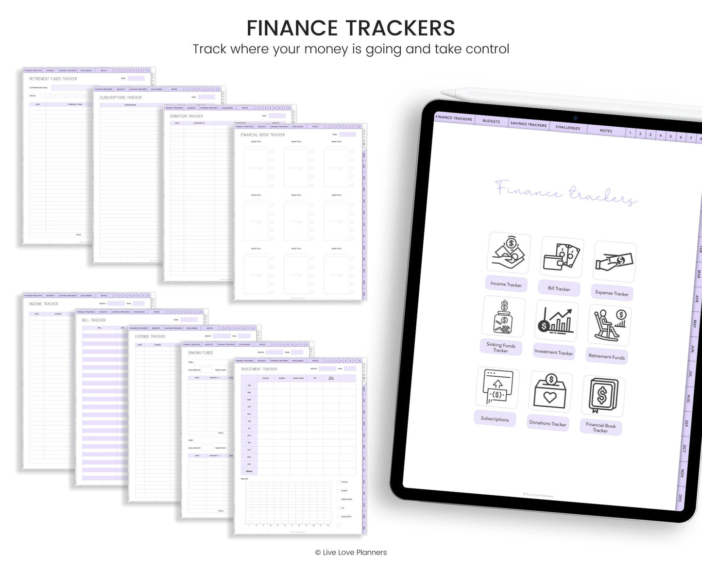 Digital Budget Planner (Pastels)