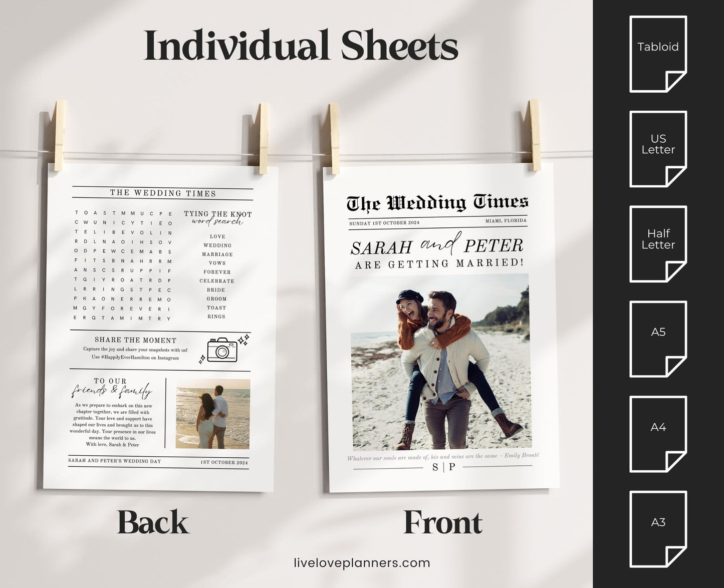 Wedding Newspaper