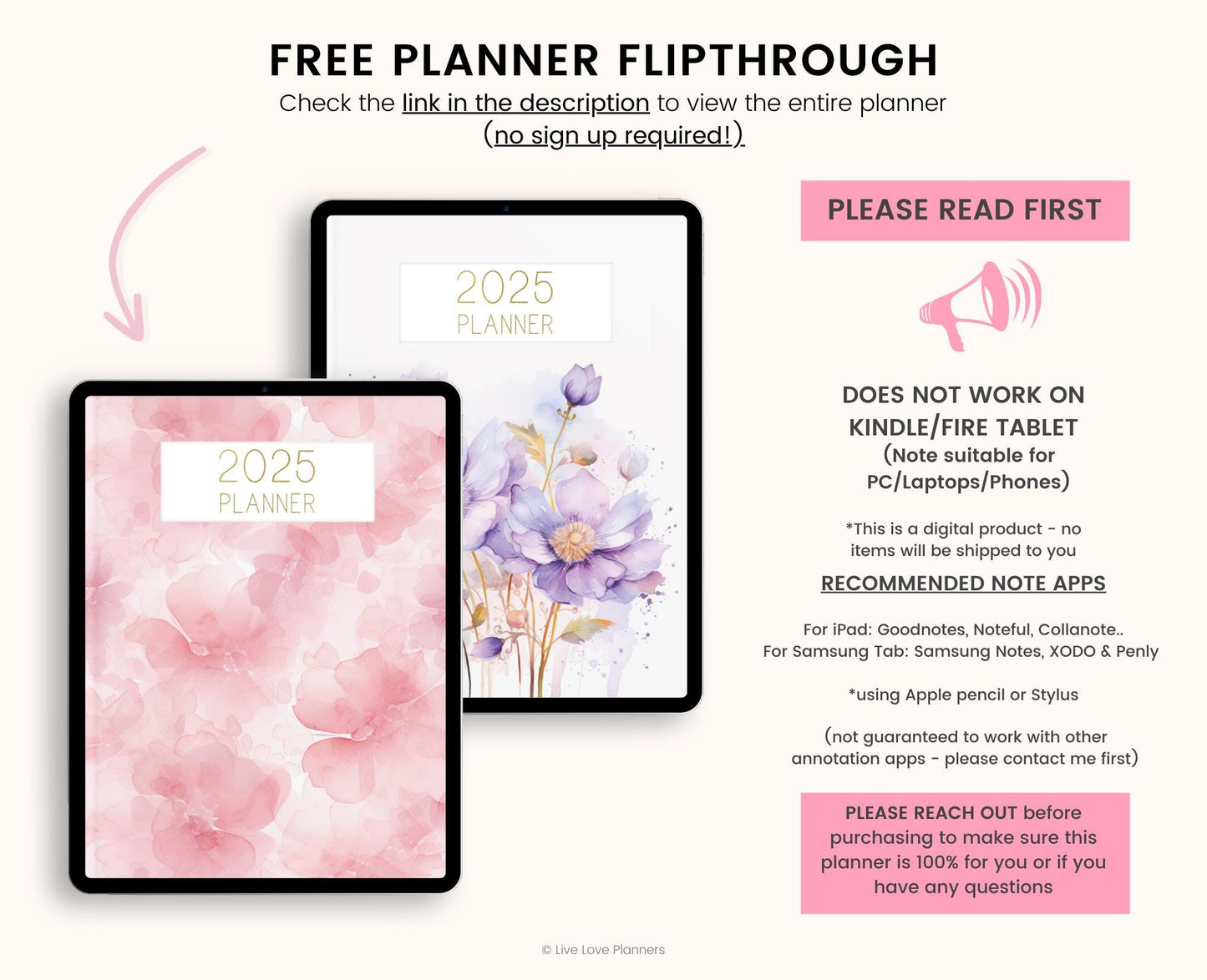 2025 and 2026 Planners