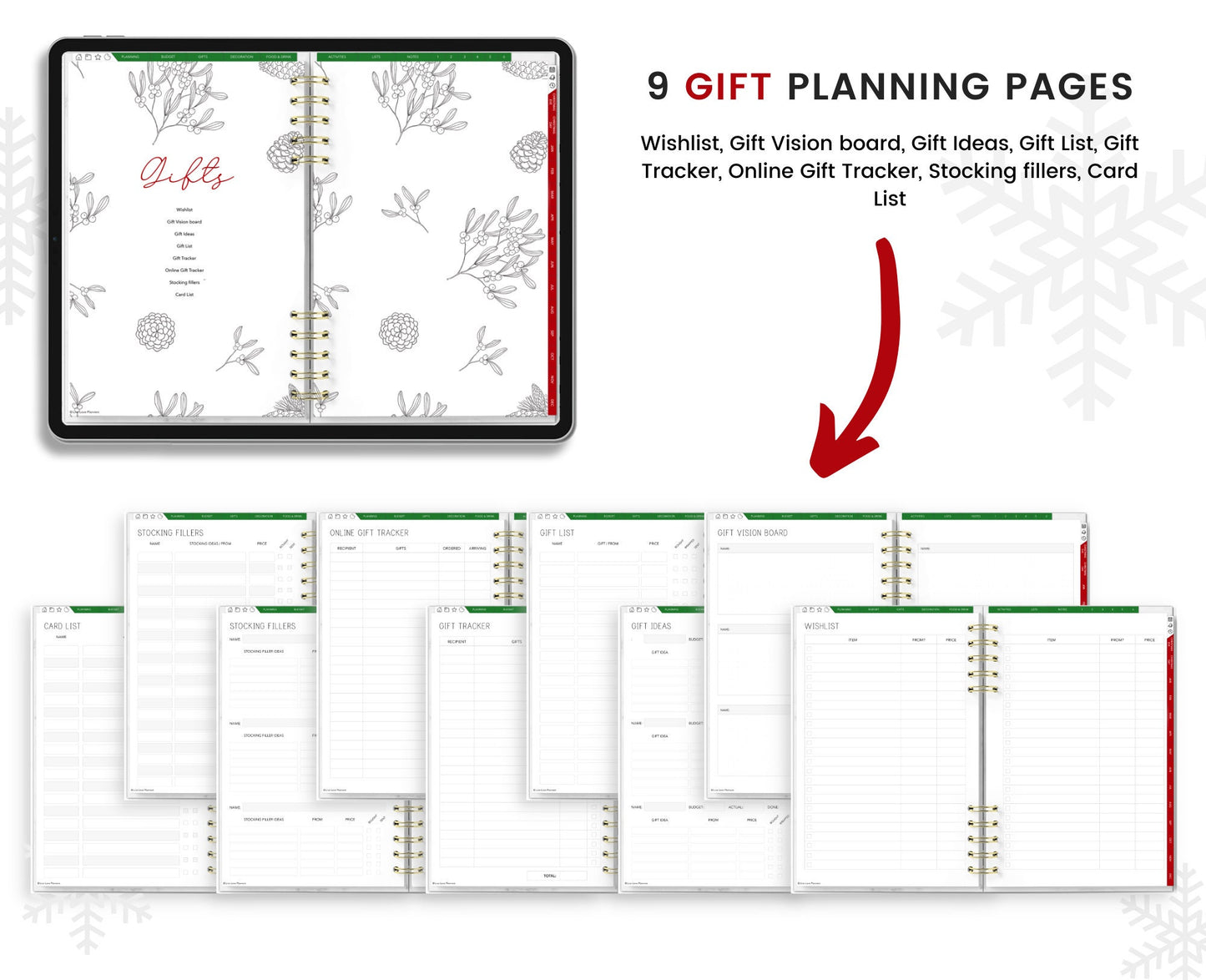 Christmas Planner (Landscape)