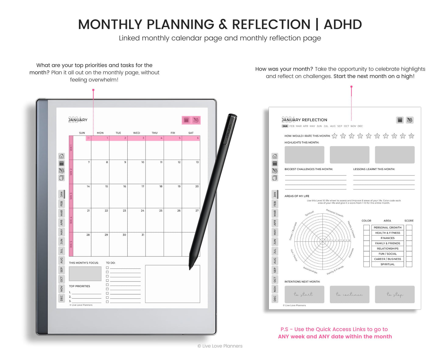 Remarkable Planner