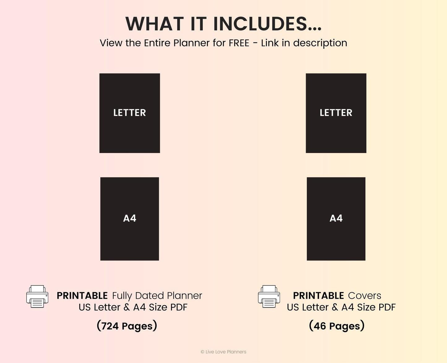 Printable ADHD planner