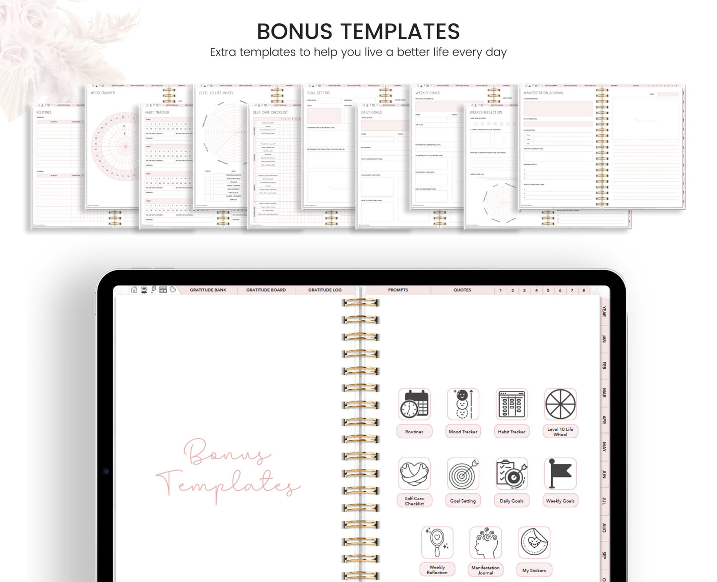Digital Gratitude Journal (Landscape)
