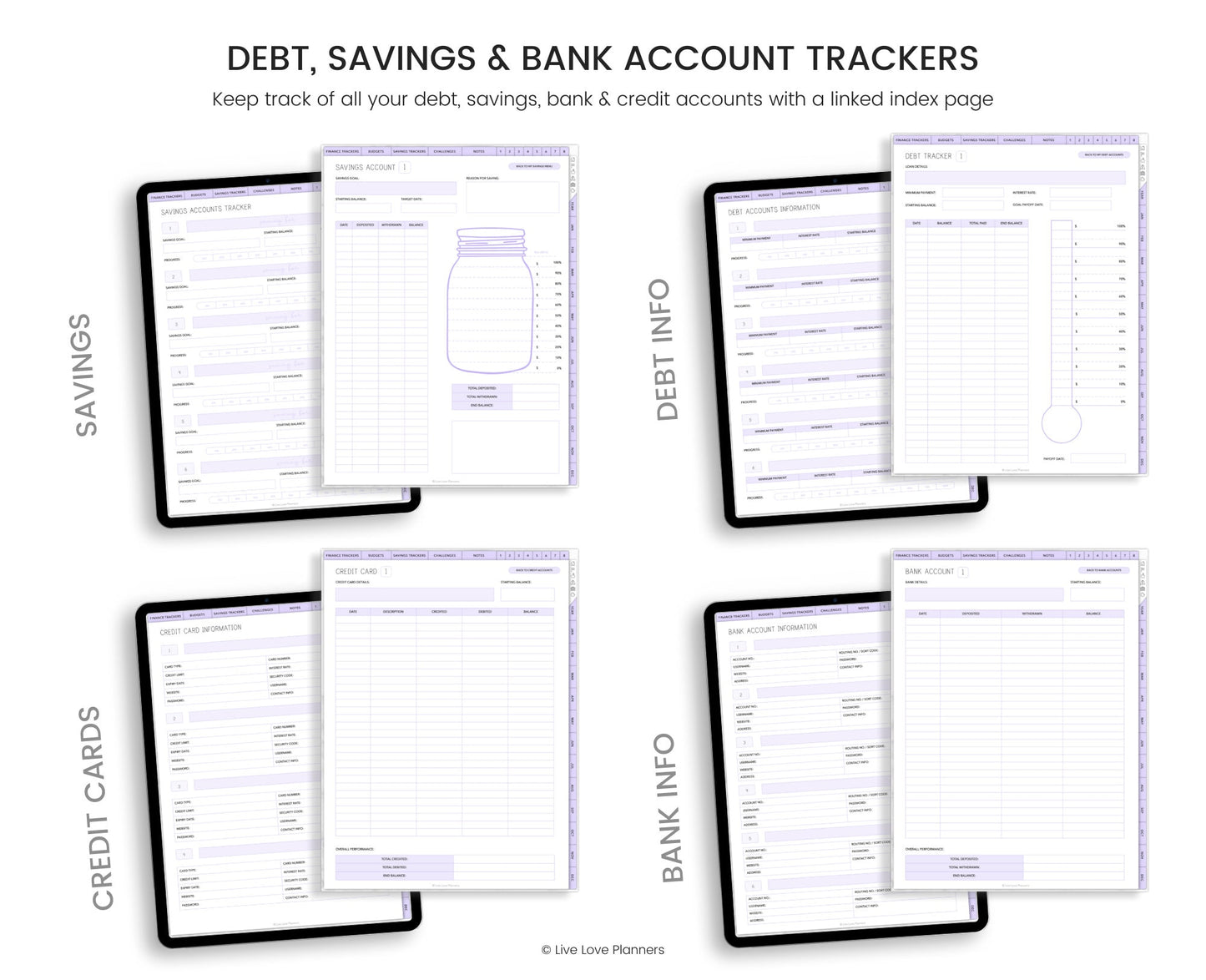 Digital Budget Planner (Pastels)