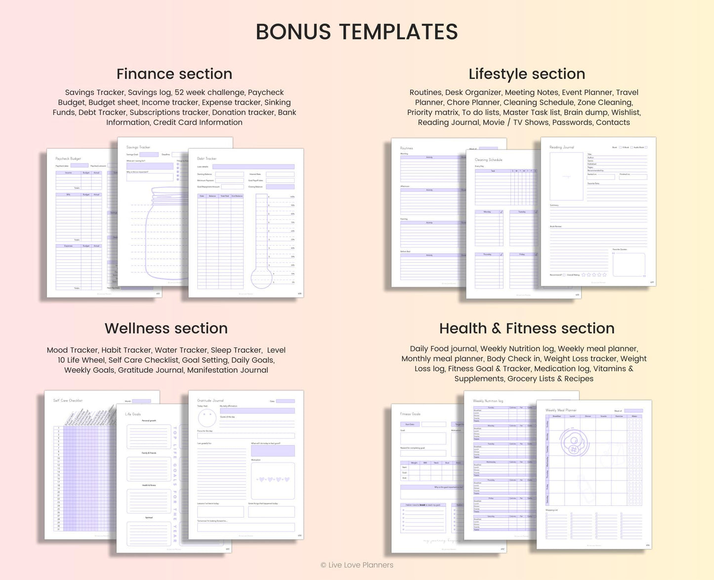 Printable ADHD planner
