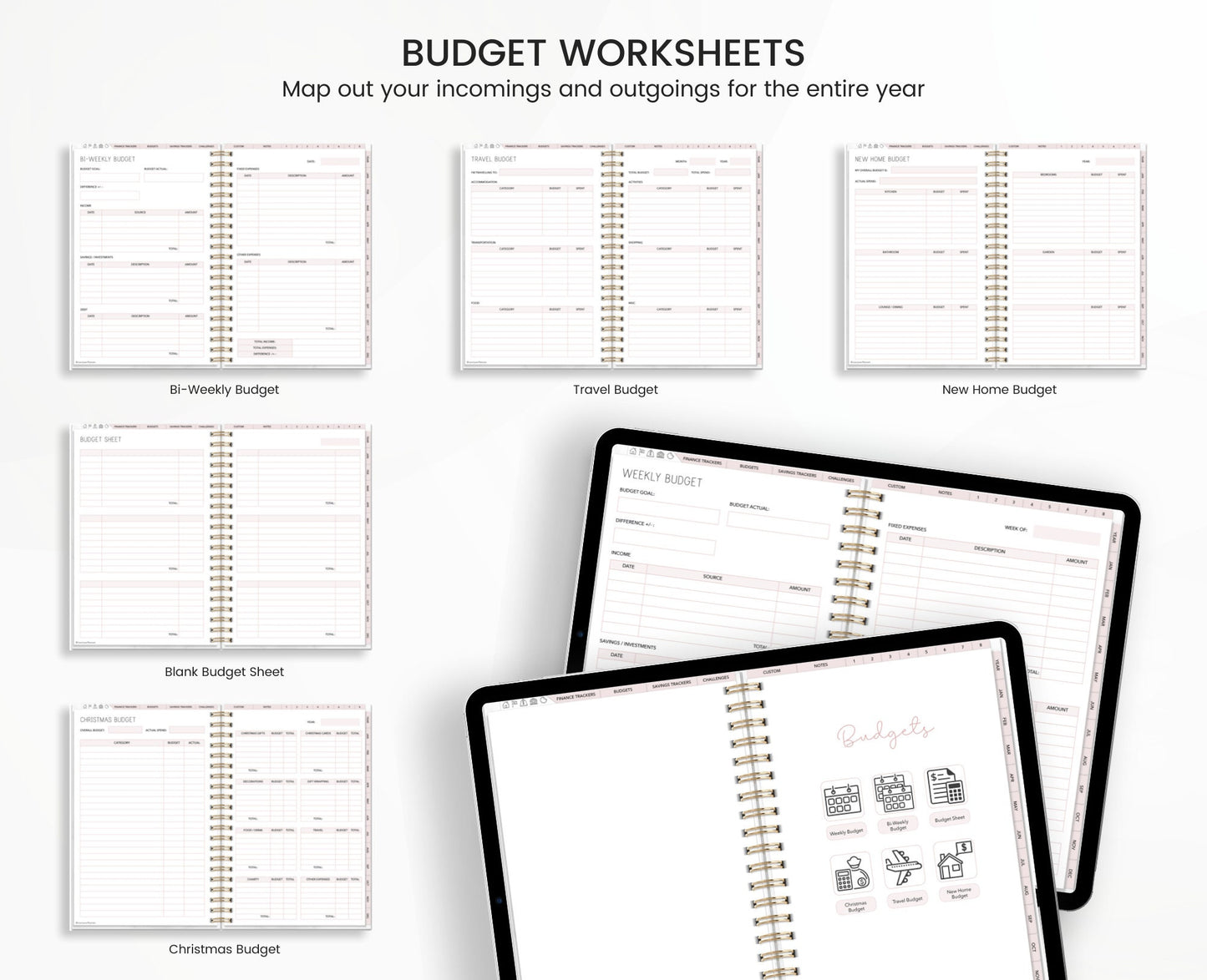 Digital Budget Planner (Landscape)