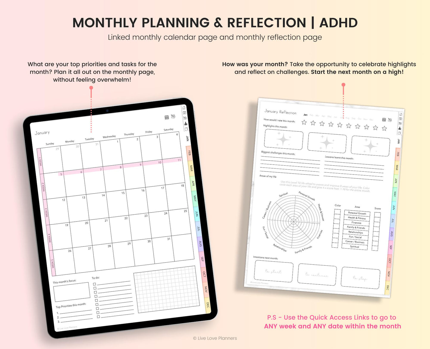 ADHD 2025 Digital Planner
