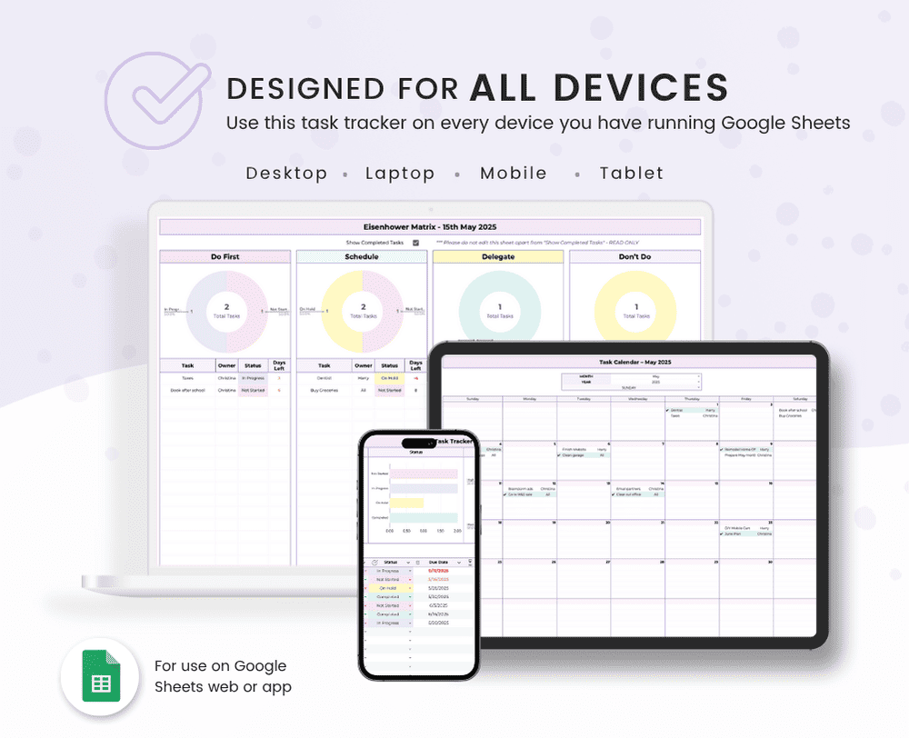 Task Tracker for Google Sheets