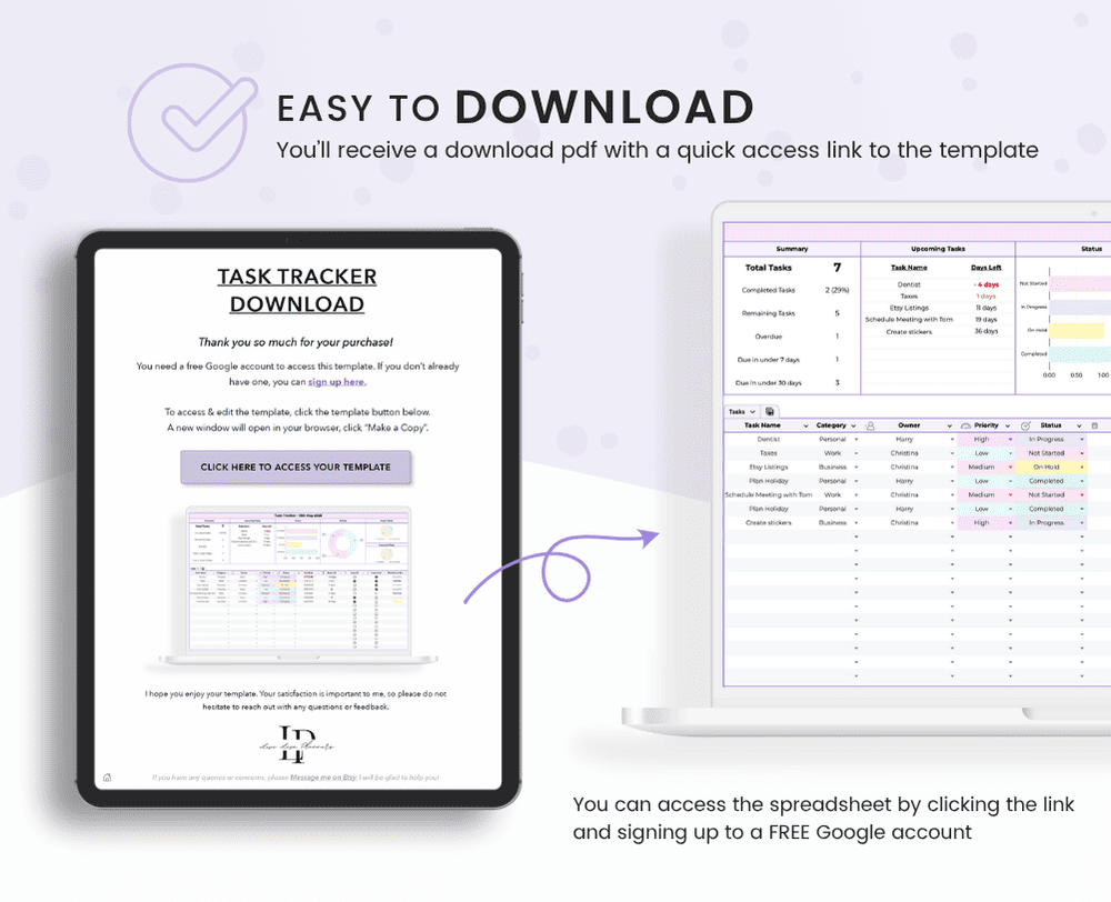 Task Tracker for Google Sheets