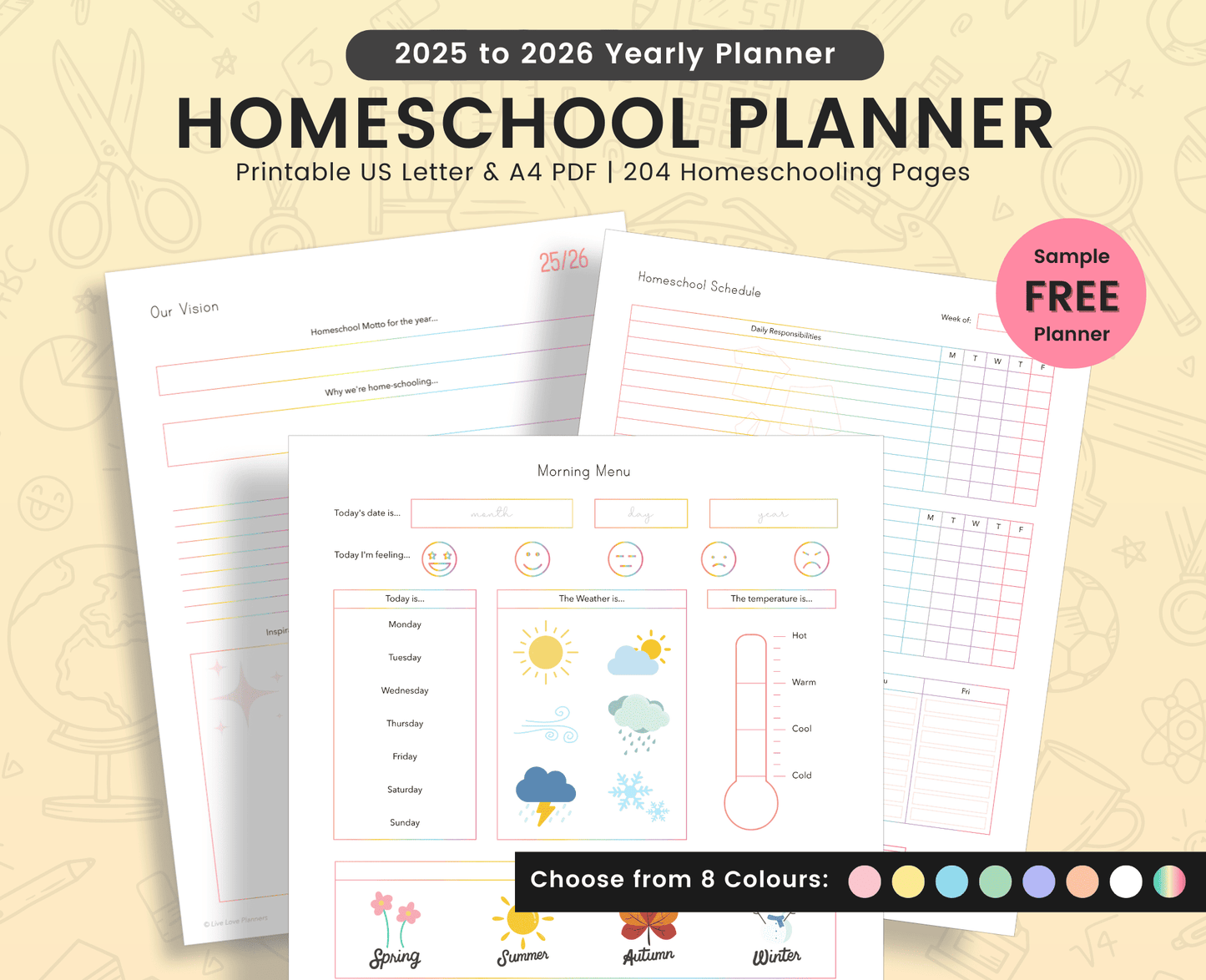 Homeschool planner