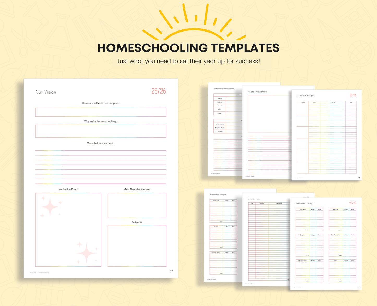 Homeschool planner