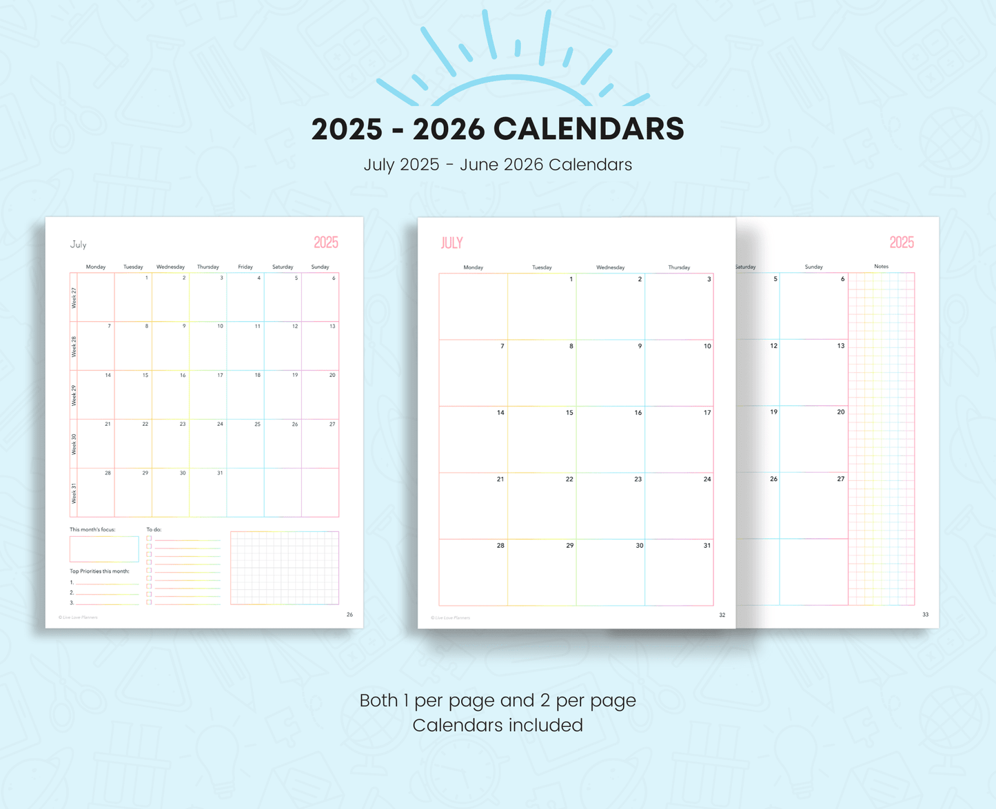Homeschool planner