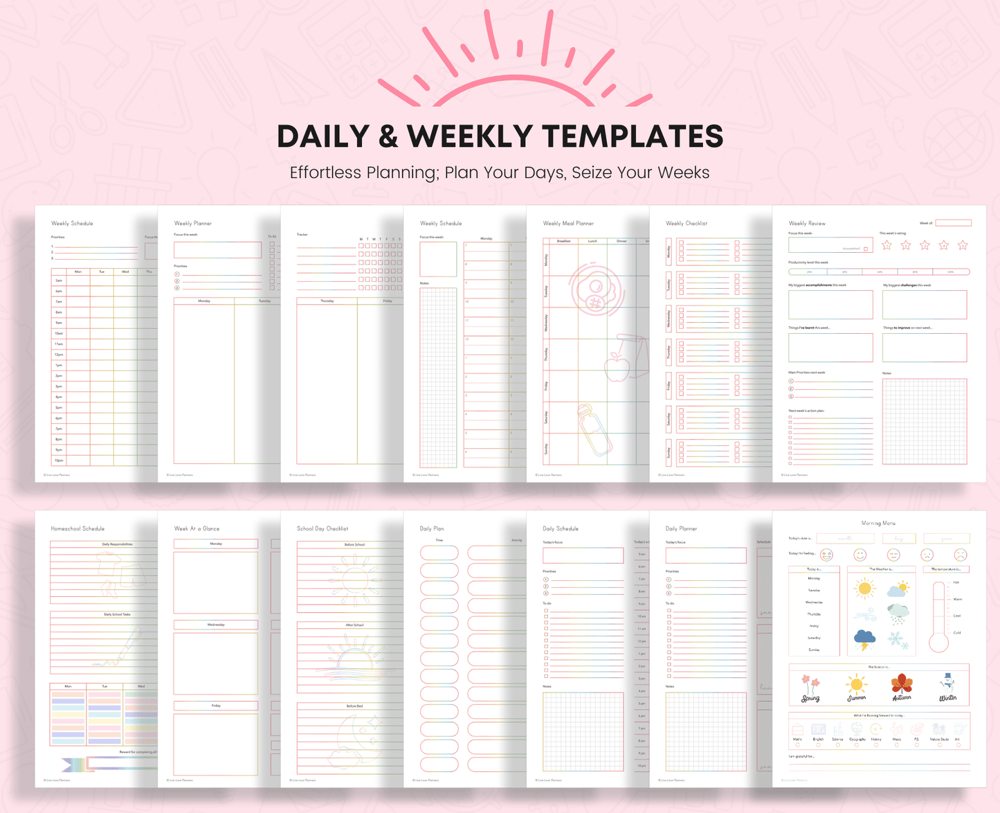 Homeschool planner