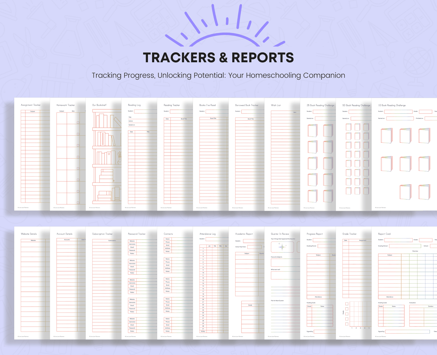 Homeschool planner