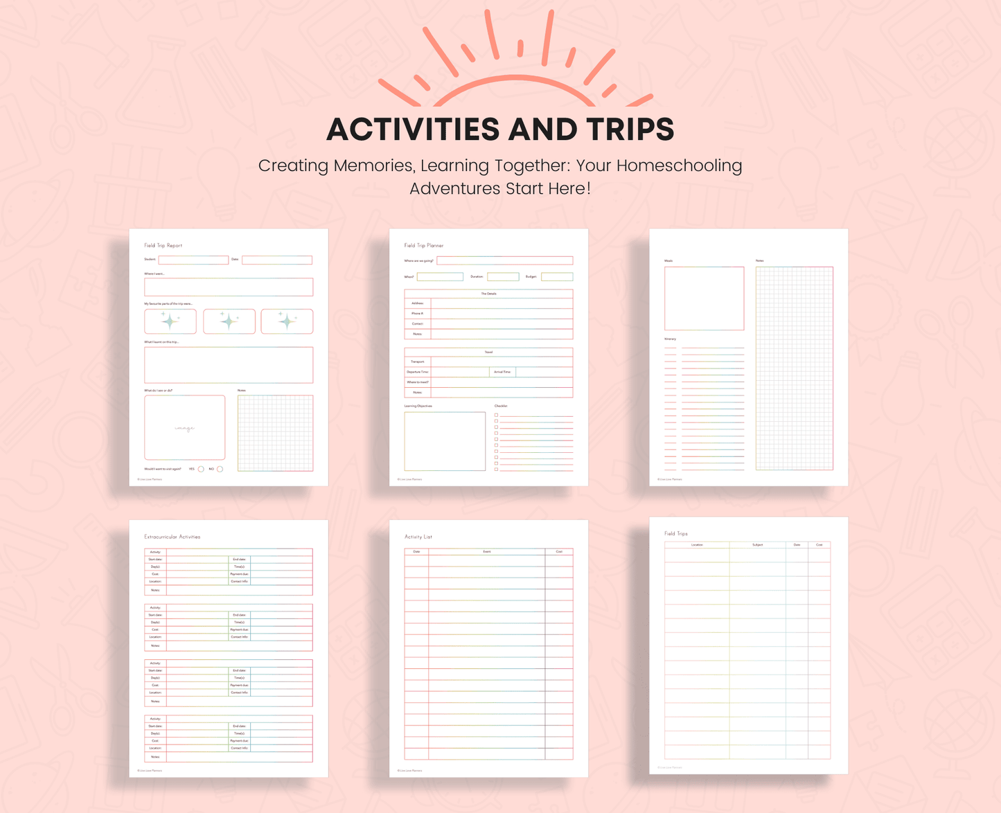 Homeschool planner