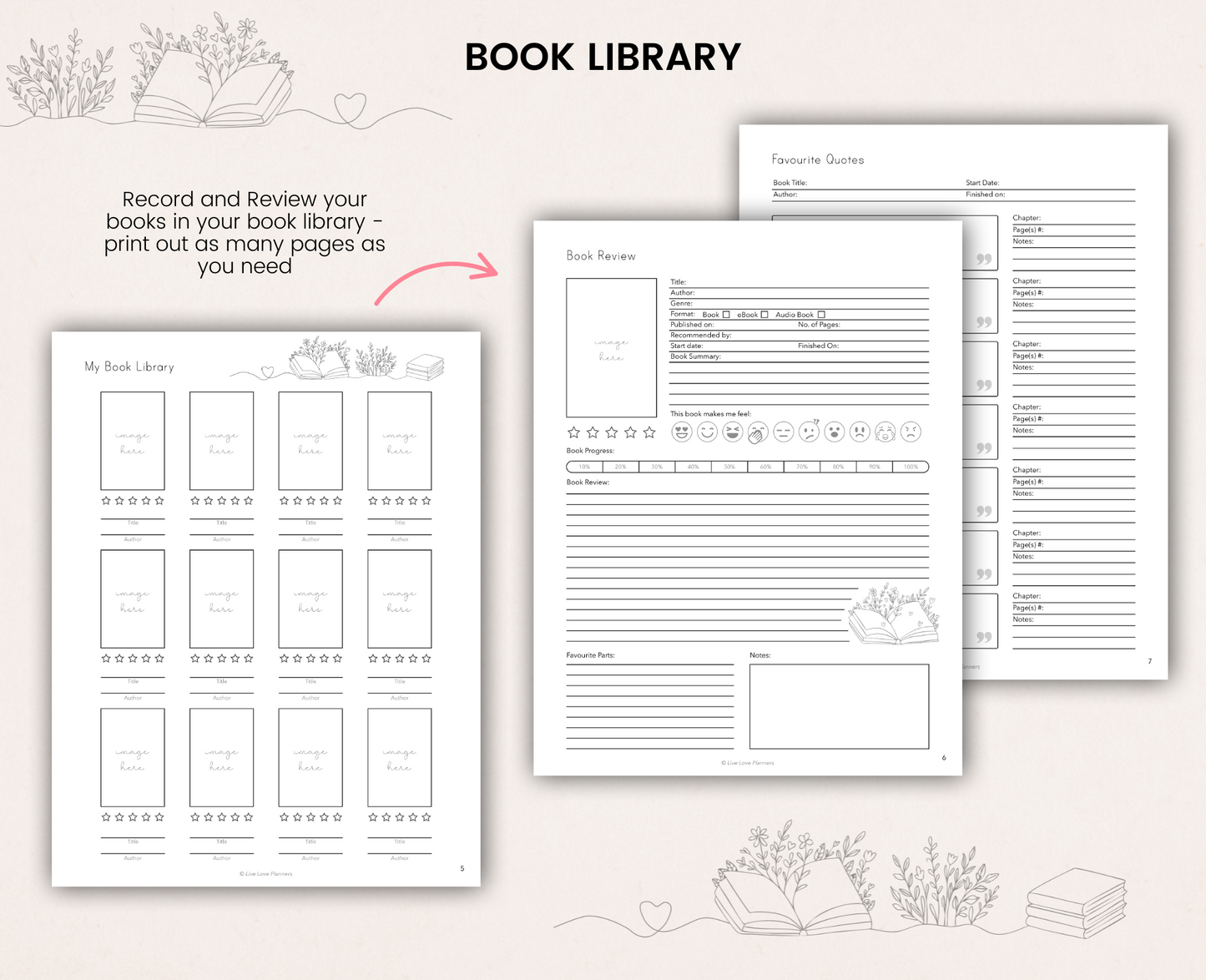Printable Reading Journal