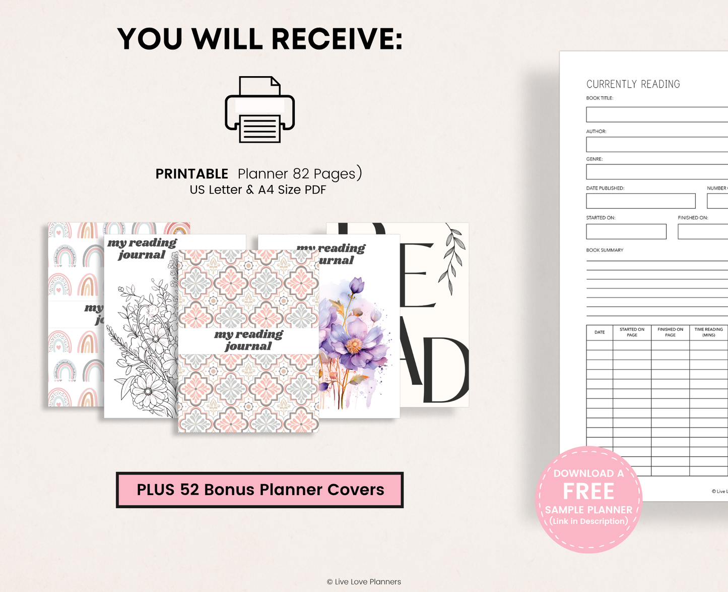 Printable Reading Journal
