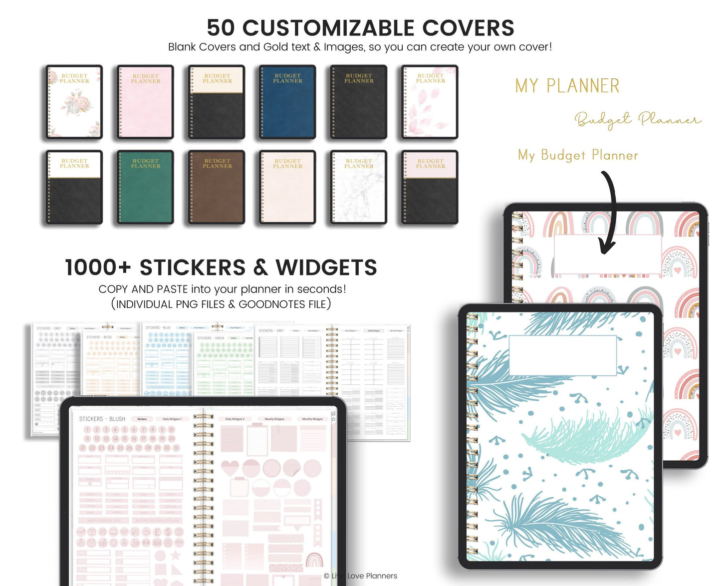 Digital Budget Planner (Landscape)