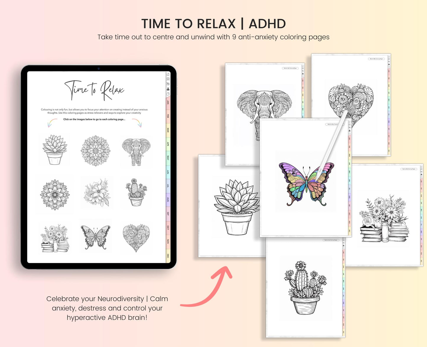 ADHD 2025 and 2025 Digital Planners