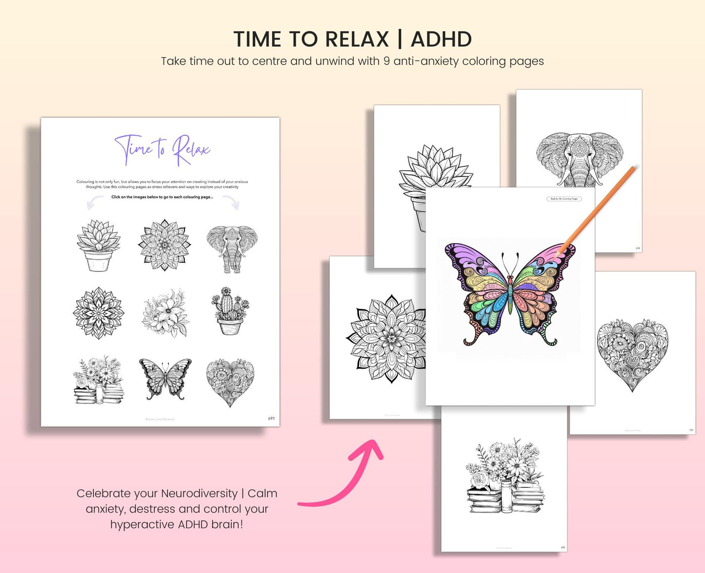 Printable ADHD planner