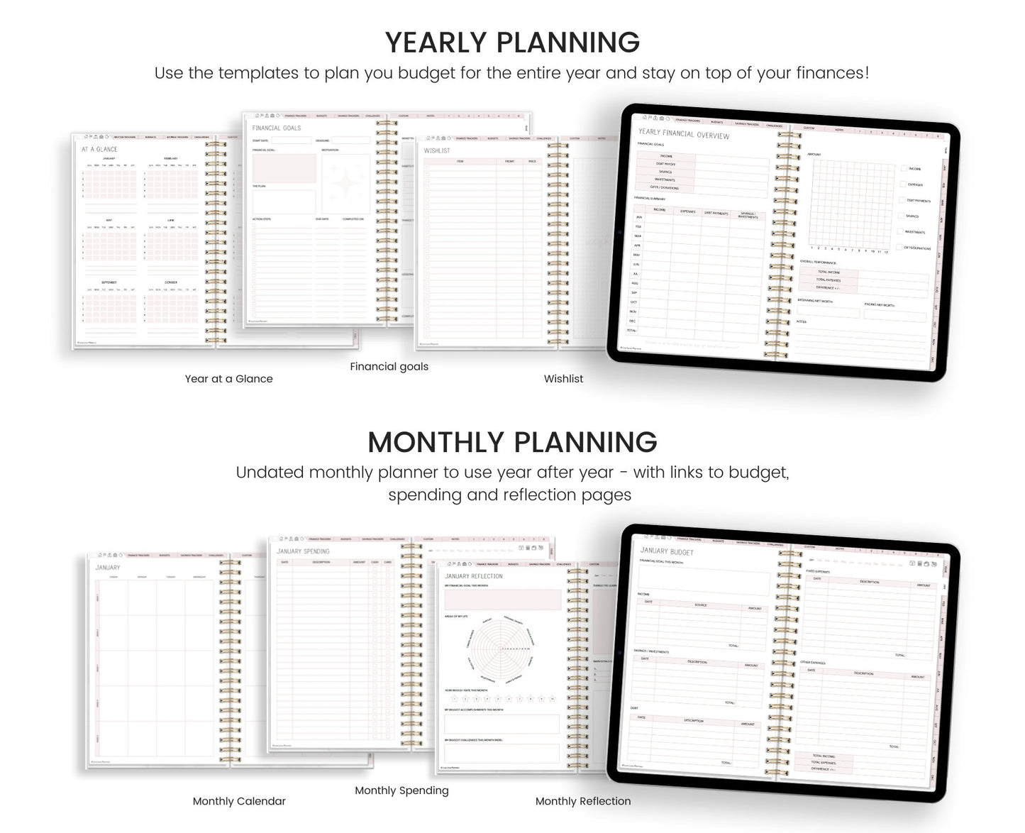 Digital Budget Planner (Landscape)