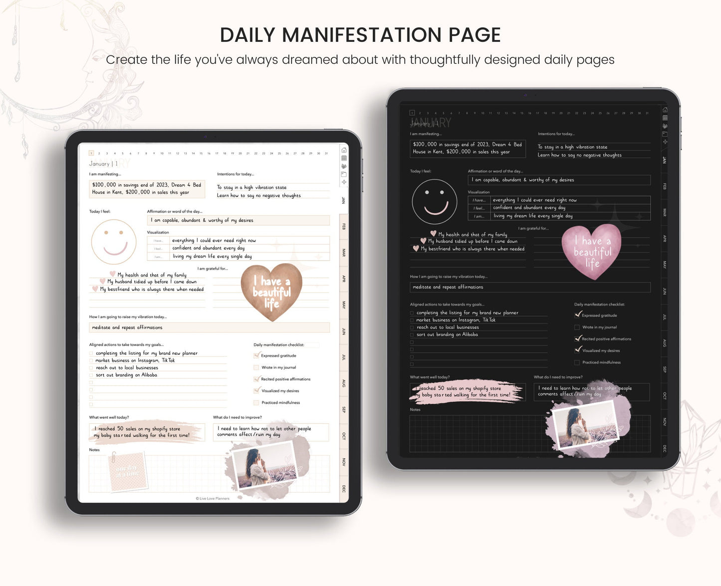 Manifestation Journal (Portrait)