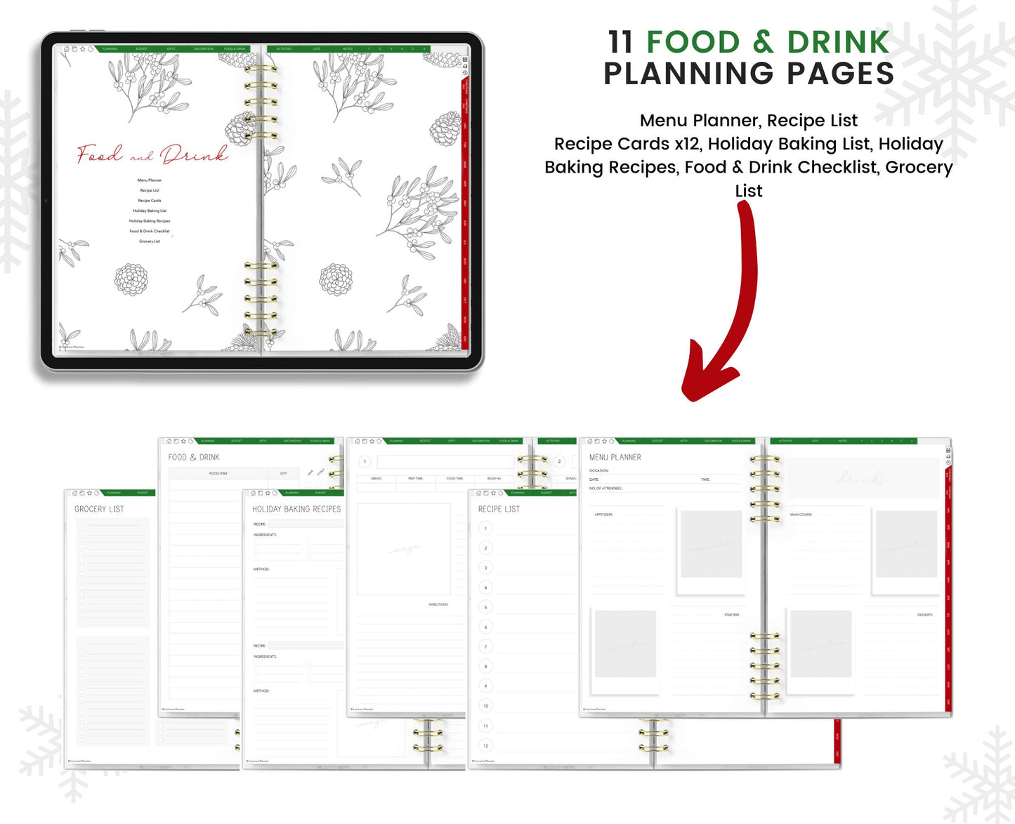 Christmas Planner (Landscape)