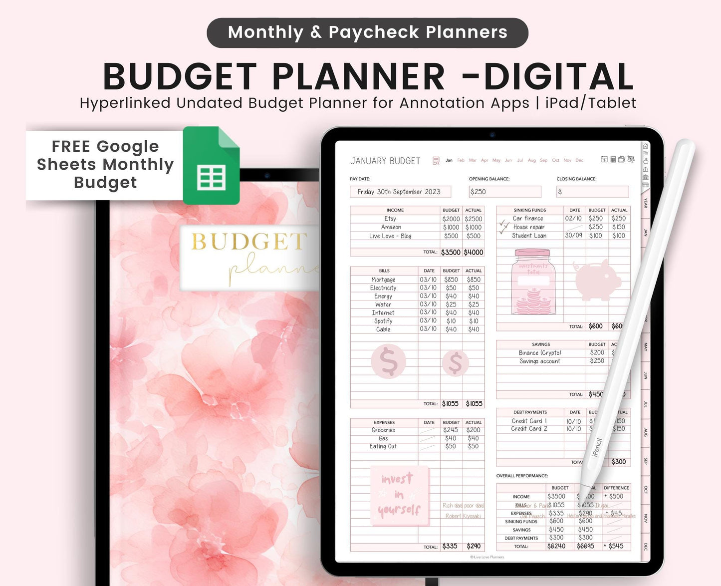 Digital Budget Planner