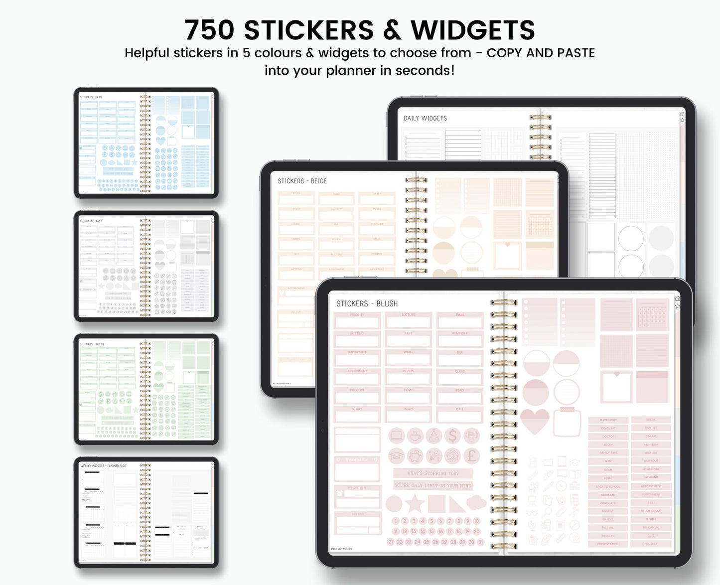Student Planner | Academic Planner for Students | Undated Digital Student Planner