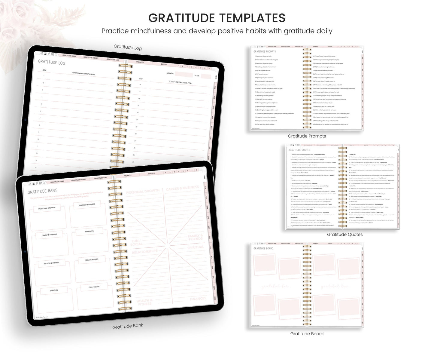 Digital Gratitude Journal (Landscape)