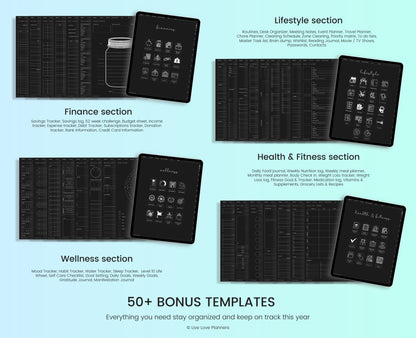 2025 Dark Mode Planner