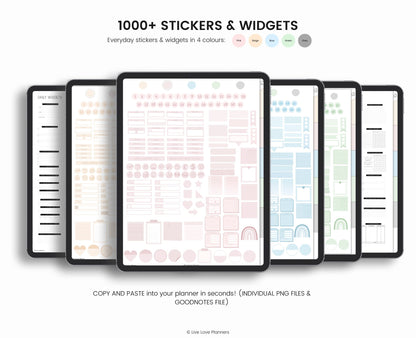 Undated Digital Planner | Hyperlinked Digital Planner | GoodNotes Planner | Notability Planner | iPad Planner | Undated Planner | Daily