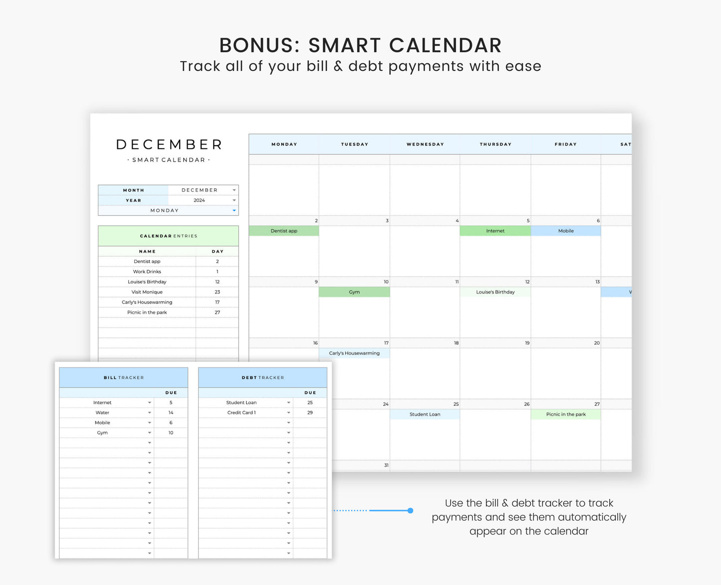 Budget Planner for Google Sheets - Weekly