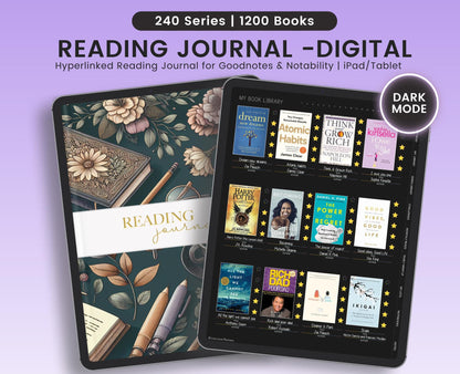 Reading Journal (Dark Mode)