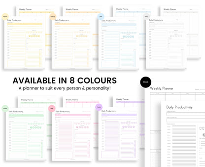 Printable ADHD planner