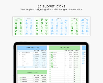 Budget Planner for Google Sheets - Weekly
