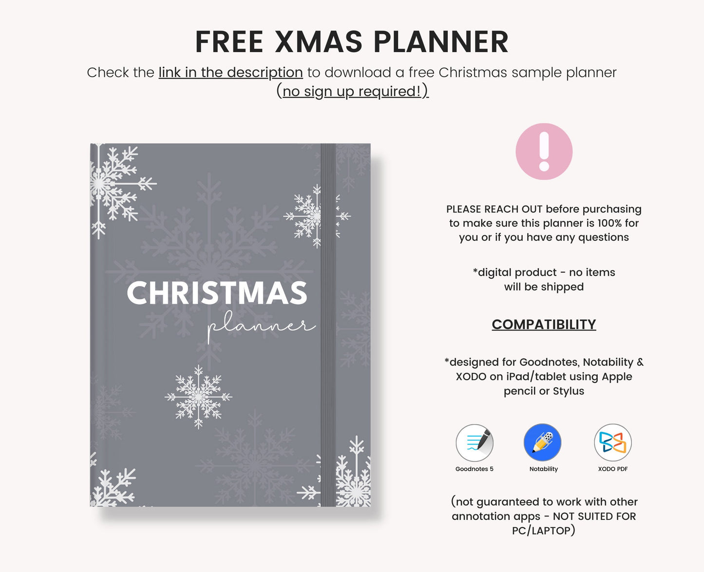 Christmas Planner (Portrait)