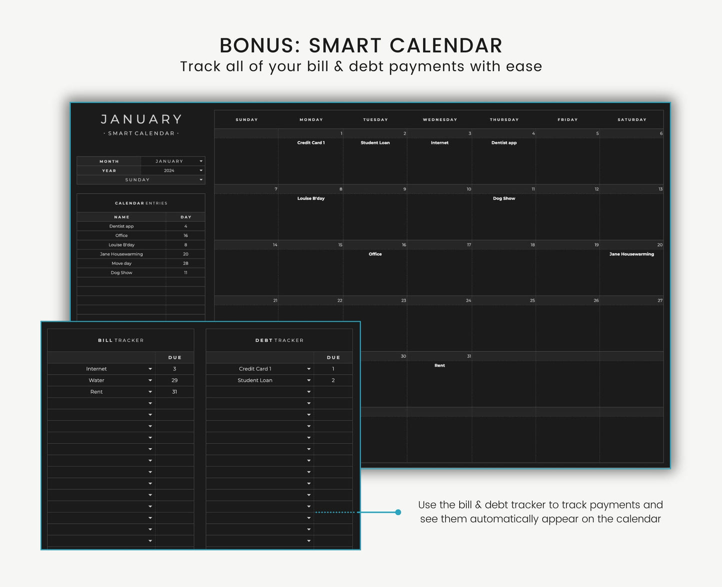 Budget Planner for Google Sheets - Weekly