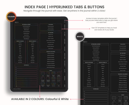 Reading Journal (Dark Mode)