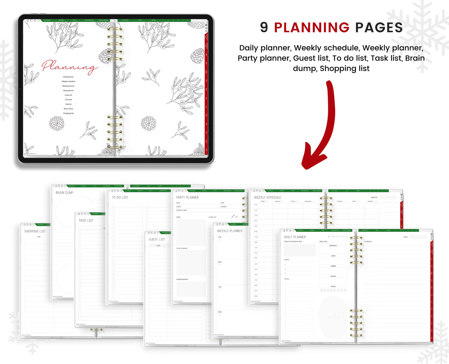 Christmas Planner (Landscape)