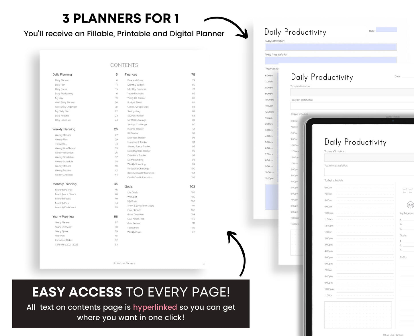 Printable ADHD planner