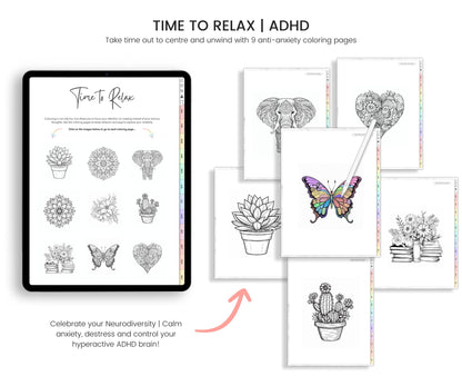 ADHD Undated Digital Planner