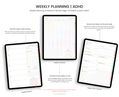 ADHD Undated Digital Planner