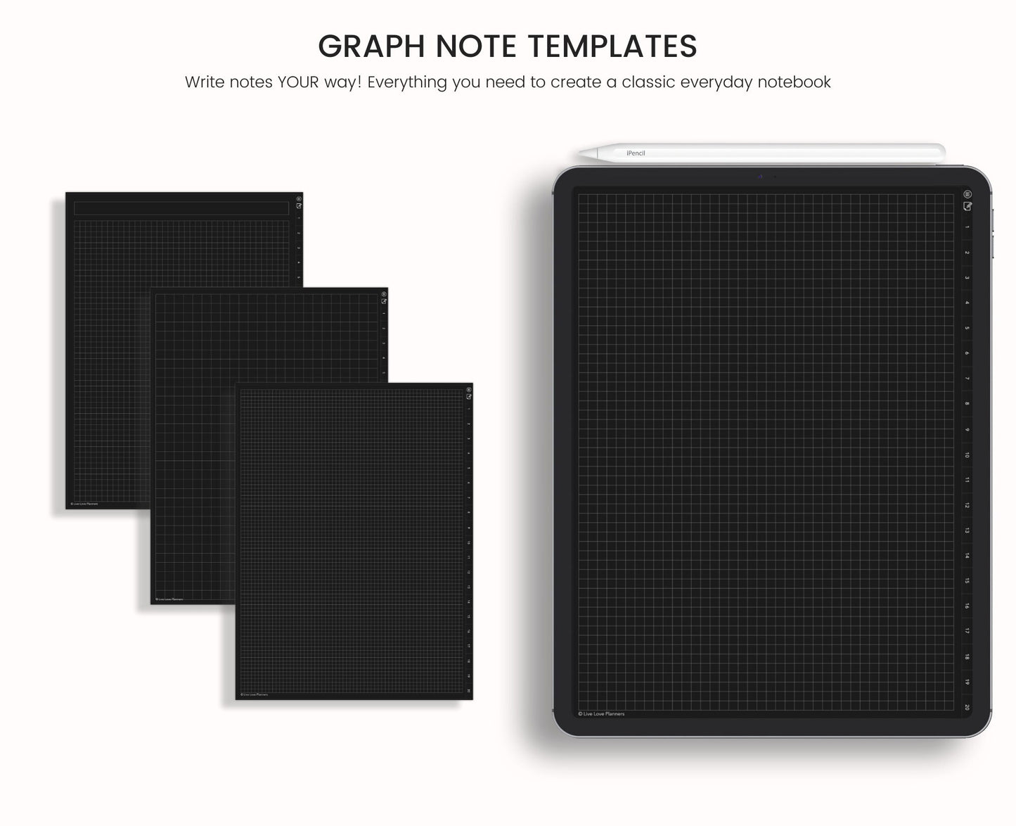 Dark Mode Digital Notebook
