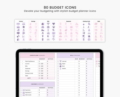 Budget Planner for Google Sheets - Weekly