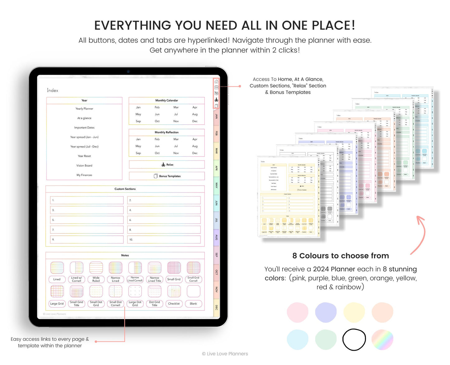 ADHD Undated Digital Planner
